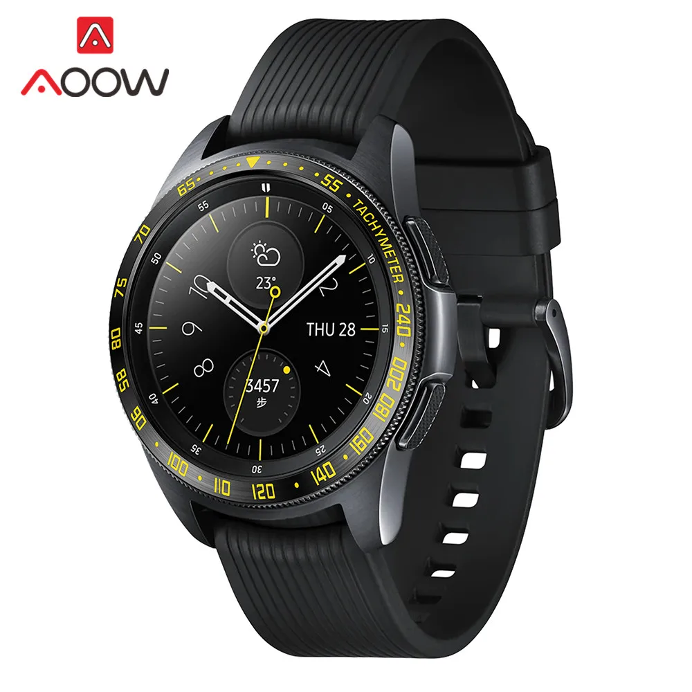 Ободок кольцо стиль для samsung Galaxy Watch 42 мм/шестерни Спорт клейкая крышка против царапин Нержавеющая сталь защита аксессуары