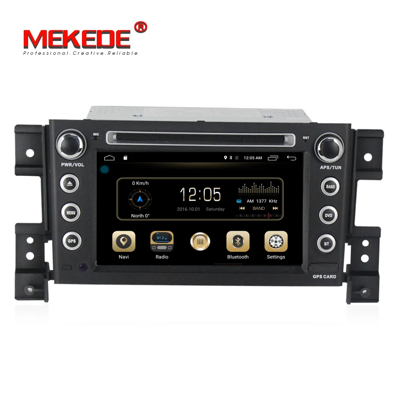 2G ram Android 7 1 четырехъядерный Автомобильный DVD Радио стерео плеер для SUZUKI grand vitara с gps