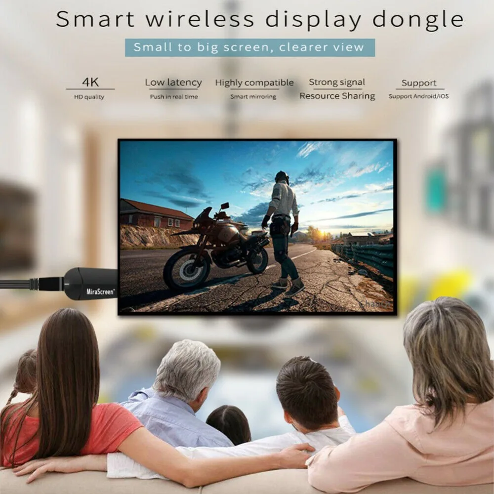 Mirascreen k9-5Ghz ТВ ключ двухдиапазонный 2 4 ГГц 5 8 к HD WiFi miracast Airplay DLNA tv Stick K EZCast дисплей |