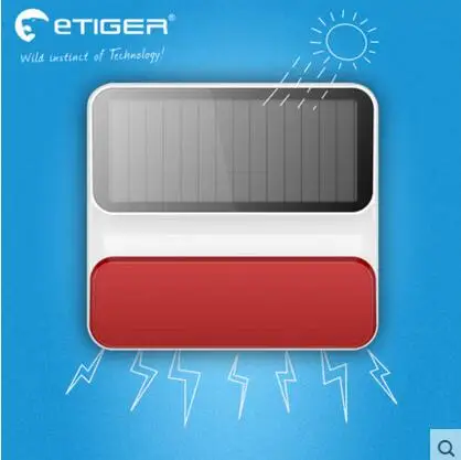 Etiger ES S8A 433mhz Беспроводная стробоскопическая вспышка на солнечных батареях с