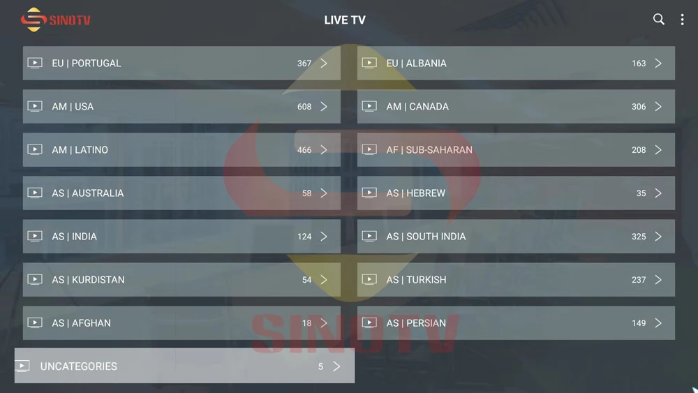 Французский Full HD IPTV, Бельгия, Германия, арабский Европа, Канада США, Великобритания, итальянский IP tv SINO tv приложение для Android m3u enigma2 VLC