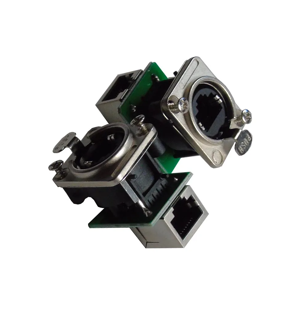 50 шт./лот NE8FDP-R Ethercon RJ45 Feedthru D-Series панельный разъем