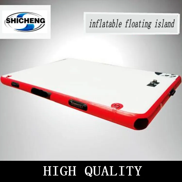 Новый развивающий надувной плавающий остров для рыбалки/плавающий воздушный