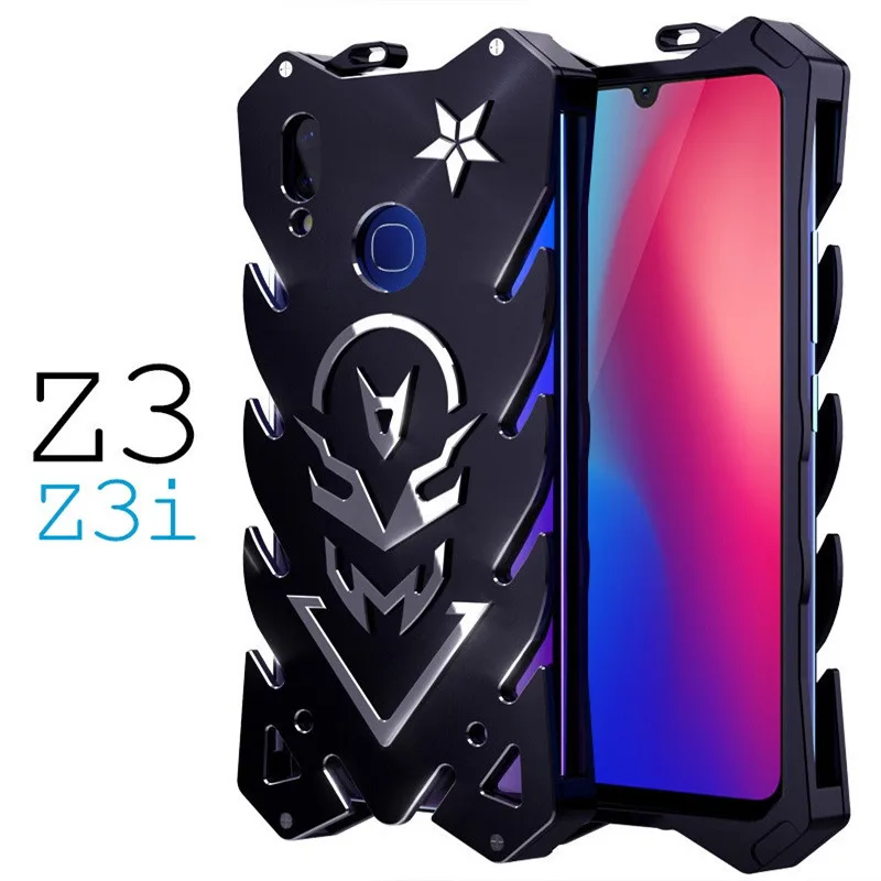 

Чехол-накладка для Bbk Vivo Z3, Z3i, алюминиевый, противоударный