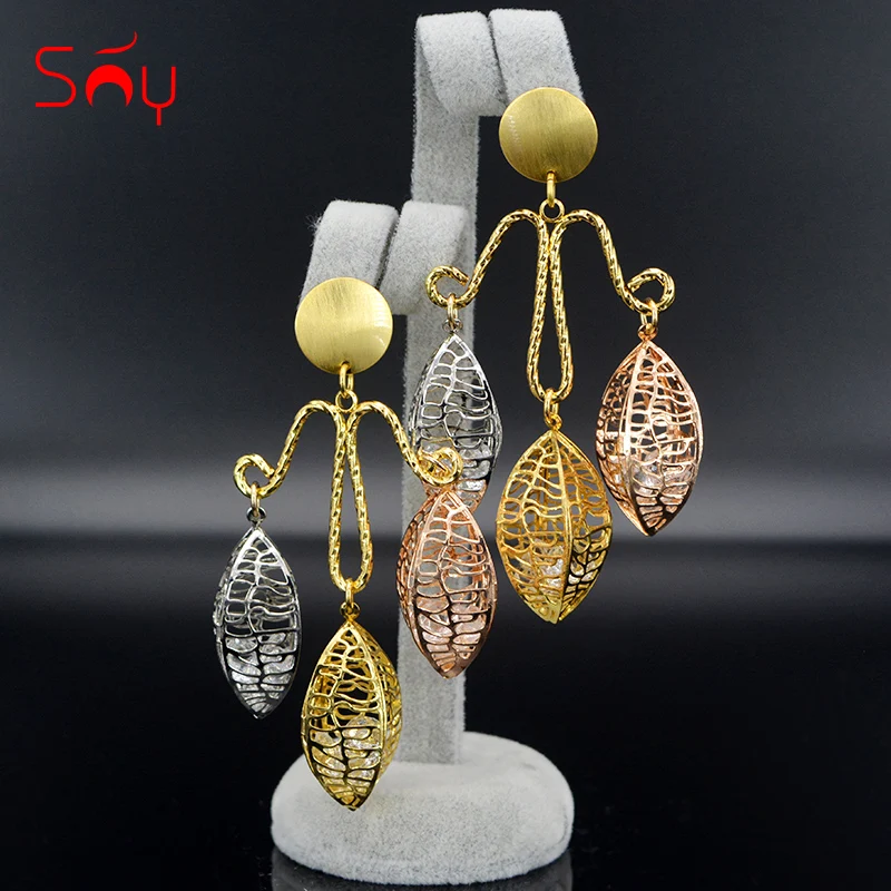 Sunny Jewelry модные ювелирные изделия 2020 висячие серьги женские высококачественные