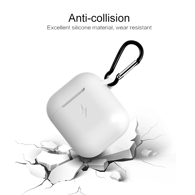 Чехол для беспроводного зарядного устройства Airpods 2 QI Standard чехол совместимый с