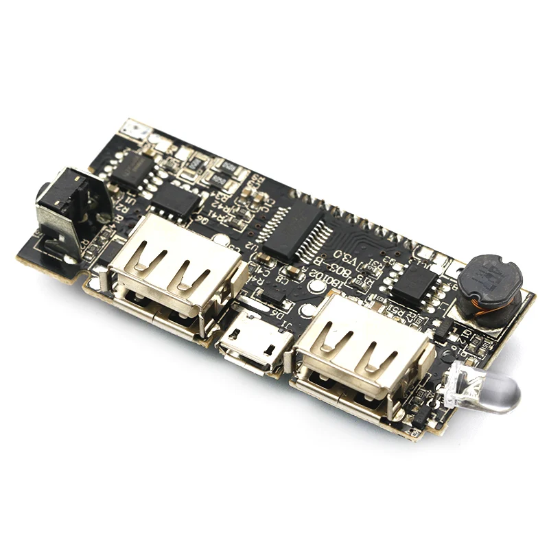 Автоматическая защита! Два порта USB 5V 1A 2.1A мобильный Мощность банка 18650 Литий Батарея Зарядное устройство цифровой доска ЖК-дисплей зарядный модуль