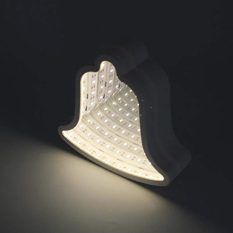 Декоративный домашний ночник маленькая форма колокольчика 3D Skylight туннельная