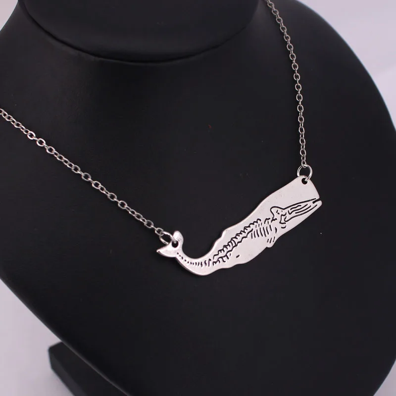 

hzew whale skeleton science anatomical pendant neklace whale necklaces