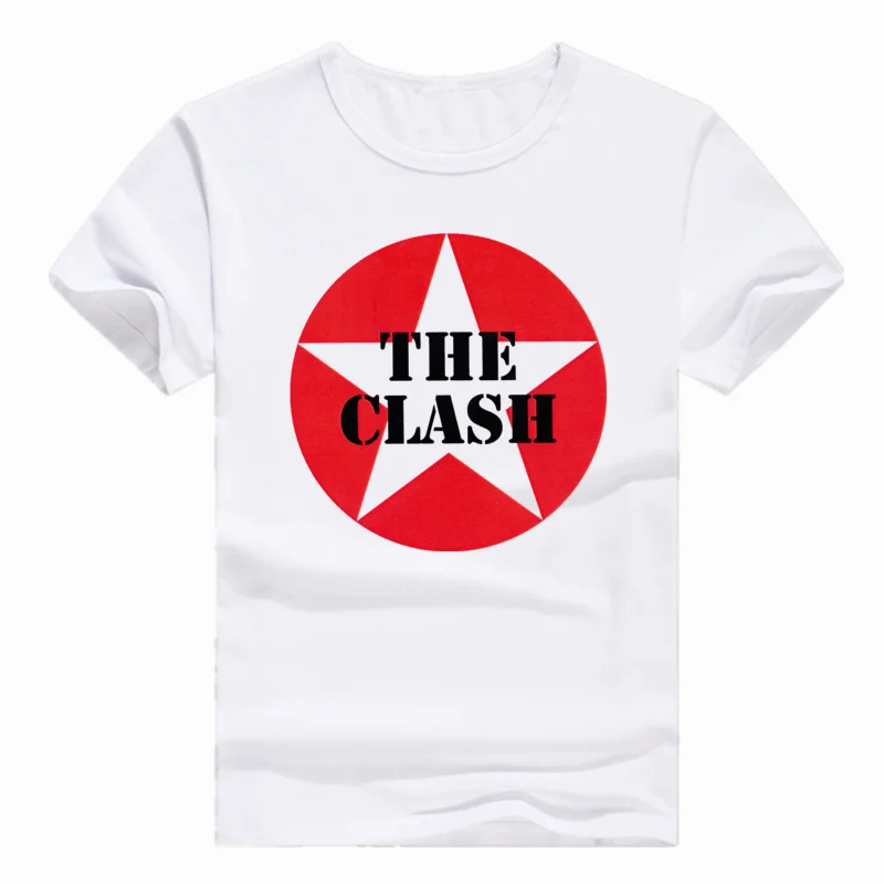 Азиатский размер печати Лондон зовёт музыкальная рок-группа The Clash Футболка