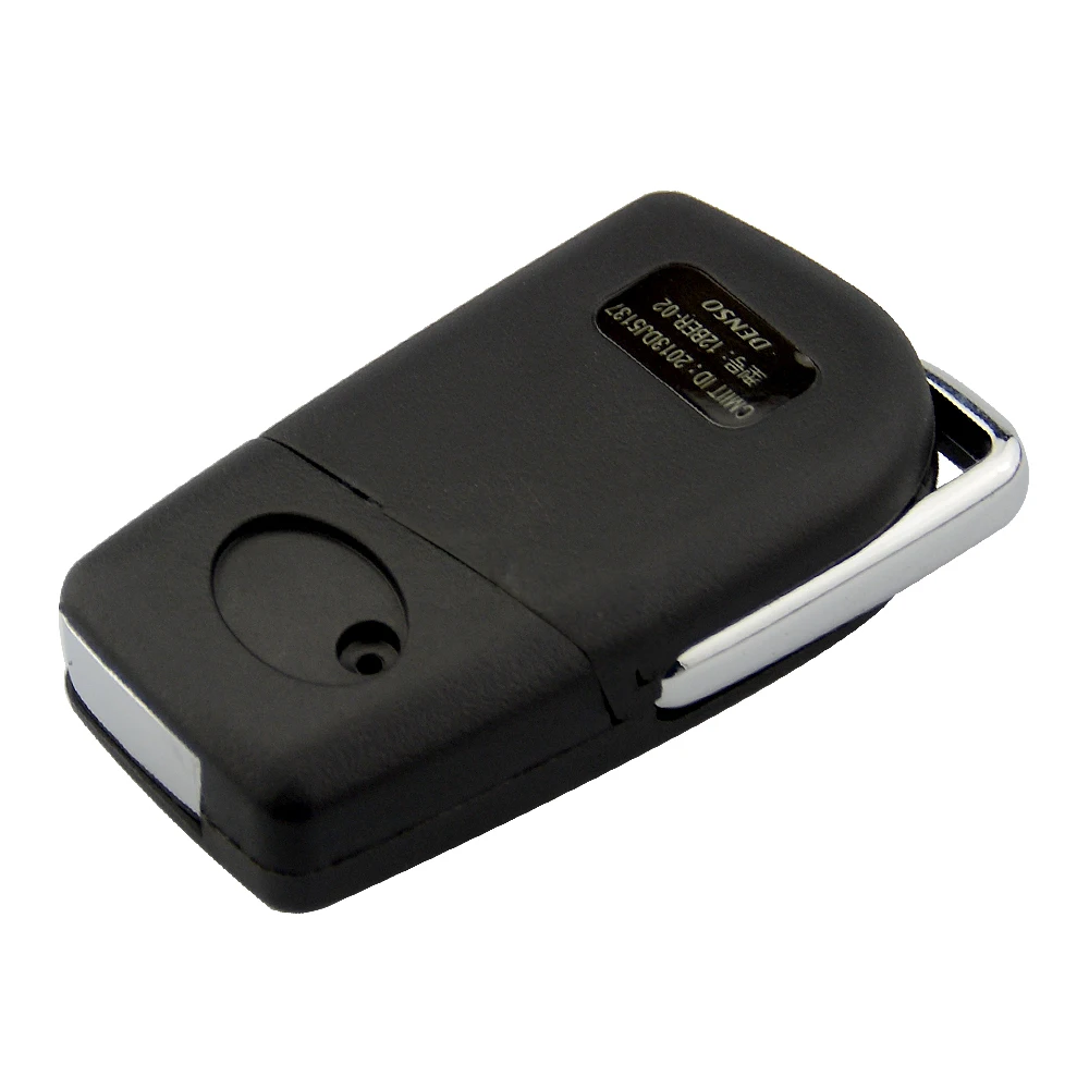OkeyTech 3 Button Modified Folding Remote Control Car Key Shell fob Case for Toyota Corolla Vios Rav4 EX New VIOS Toy43 blade | Автомобили