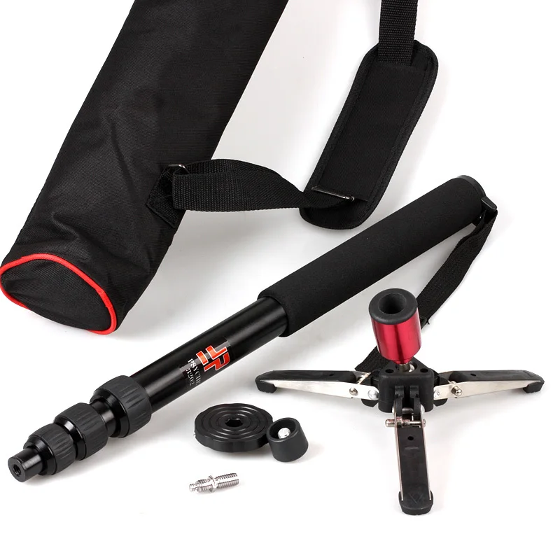 Монопод с 3 ножками и стабилизатором для камеры DSLR SLR|monopod unipod|3 legsleg monopod |