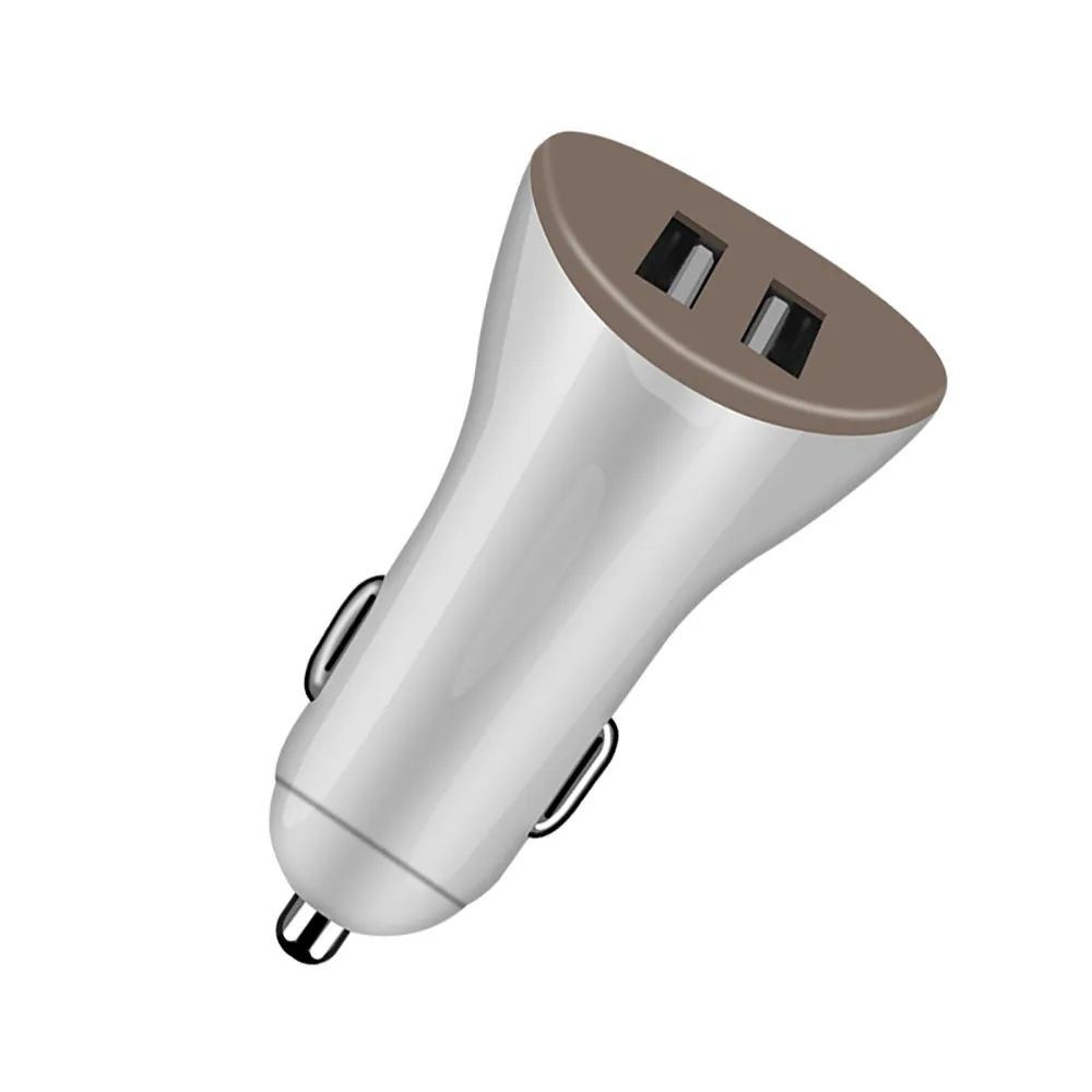 Франшиза 2019 Мини 2.4A двойной USB Автомобильное зарядное устройство 2 порта 12-24V