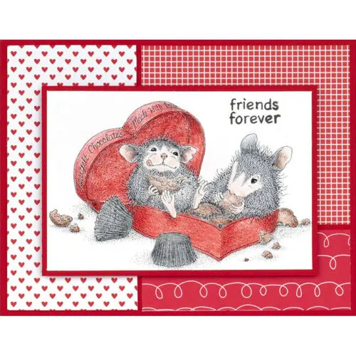 Прозрачный силиконовый штамп/печать мыши для скрапбукинга своими