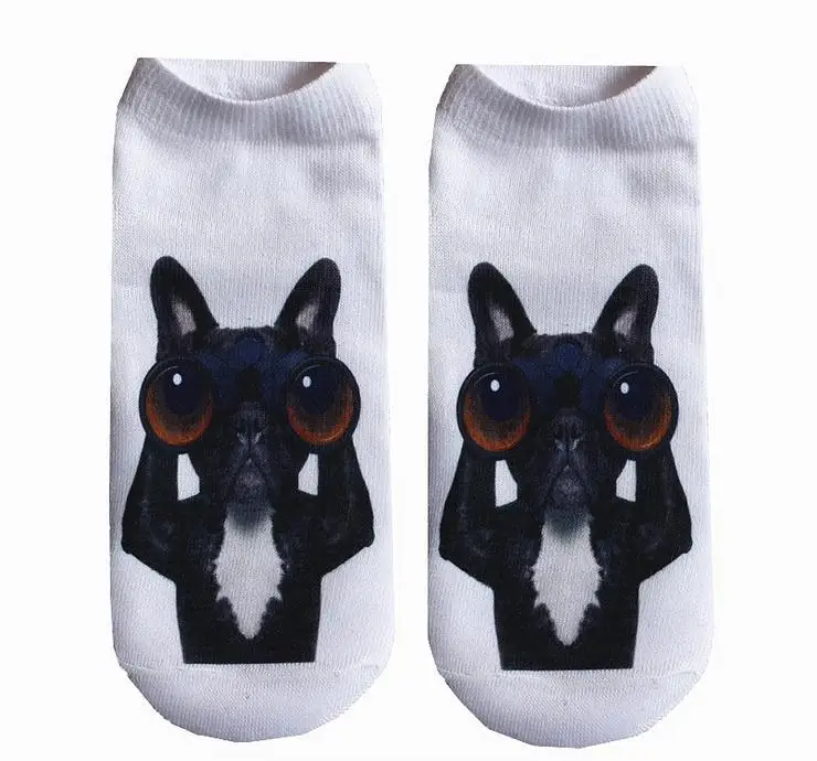 2017 высококачественный принт с героями мультфильмов короткие носки и Симпатичные