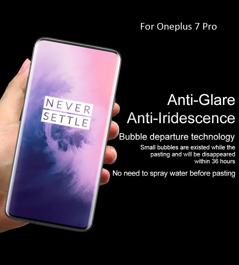 Imak Гидрогелевая пленка 3 III для Oneplus 7 Pro 6T 6 задняя Передняя Задняя Защитная Прозрачная Олеофобная пленка