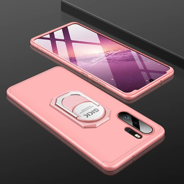 Rose Чехол для huawei P30 Pro, роскошный защитный чехол с магнитным кольцом, ударопрочный чехол для huawei P20 Lite P10 Plus P9 Coque - Цвет: Rose