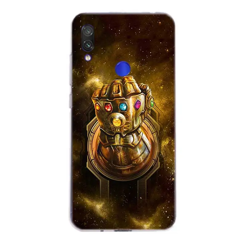 Infinity Gauntlet Thanos Silicone Case For Xiaomi Redmi Y3 S2 Y2 Note 7 6 5 Pro 4 4X 5A 6A Pocophone F1 Mi 8 A2 lite 9 A1 Cover |