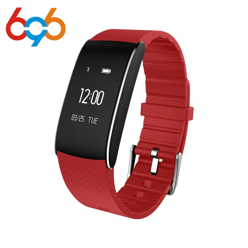 A86 смарт браслет крови Давление сердечного ритма Фитнес трекер Smartband часы Пульс