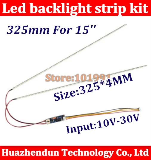 20pcs 325mm 15   Adjustable brightness led backlight strip kit, Update your 15inch ccfl lcd screen panel monitor to led bakclight