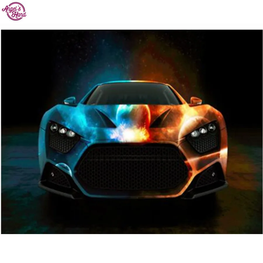 Алмазная мозаика вышивка 3d живопись пейзаж Топ Роскошные спортивные автомобили