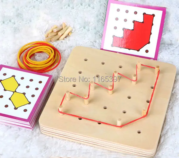 1 Набор детских деревянных игрушек Монтессори развивающие игрушки из