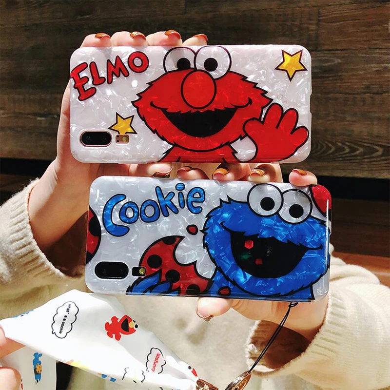 YHBBCASES мультяшный милый чехол для телефона с изображением печенья Elmo huawei P20 Pro P10 Plus