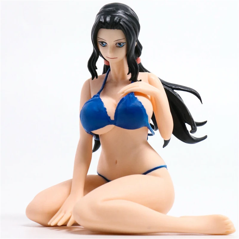 Anime One Piece CREATOR X Robin Swimsuit Ver. Sexy PVC Action Figures Collectible Model Toys Doll 11cm Blue Color | Игрушки и хобби