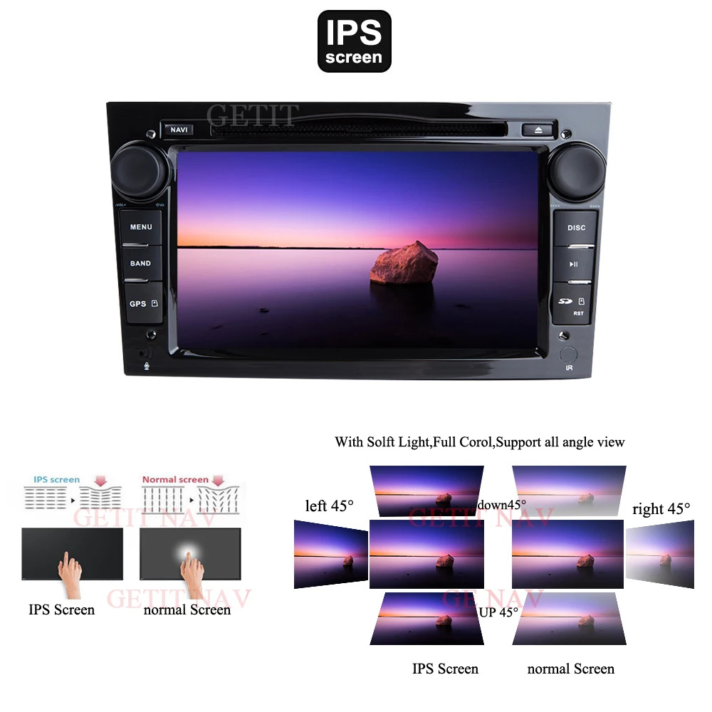 Автомагнитола 2 DIN на Android 10 для opel Vauxhall Astra H G J Vectra Antara Zafira Corsa Vivaro Meriva Veda DVD плеер