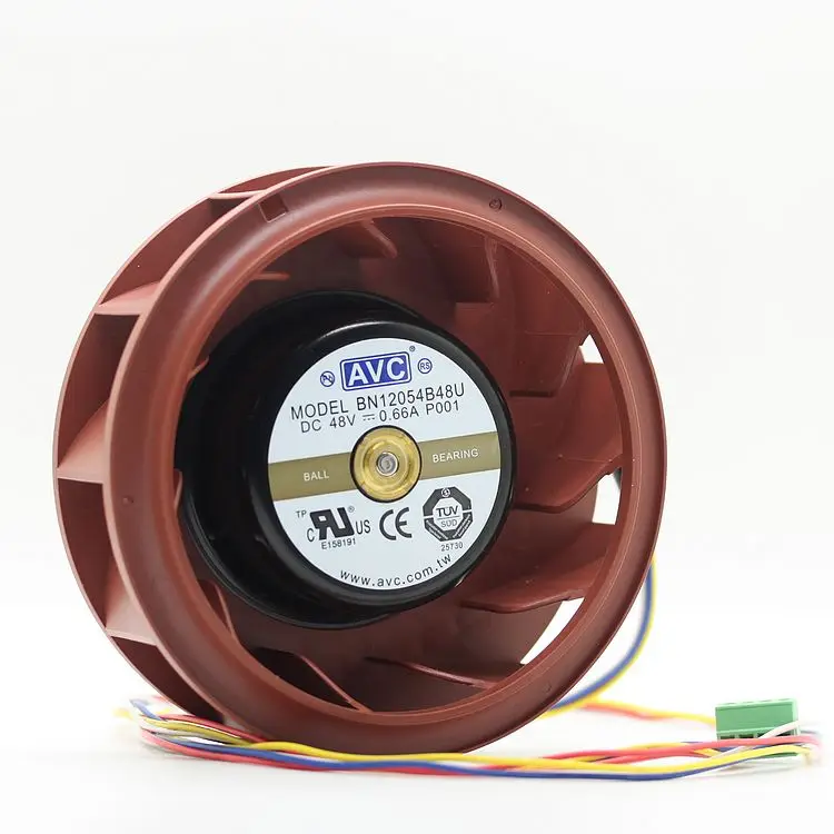 Новый AVC BN12054B48U P001 48V 0.66A центробежный 4 линии Вентилятор охлаждения