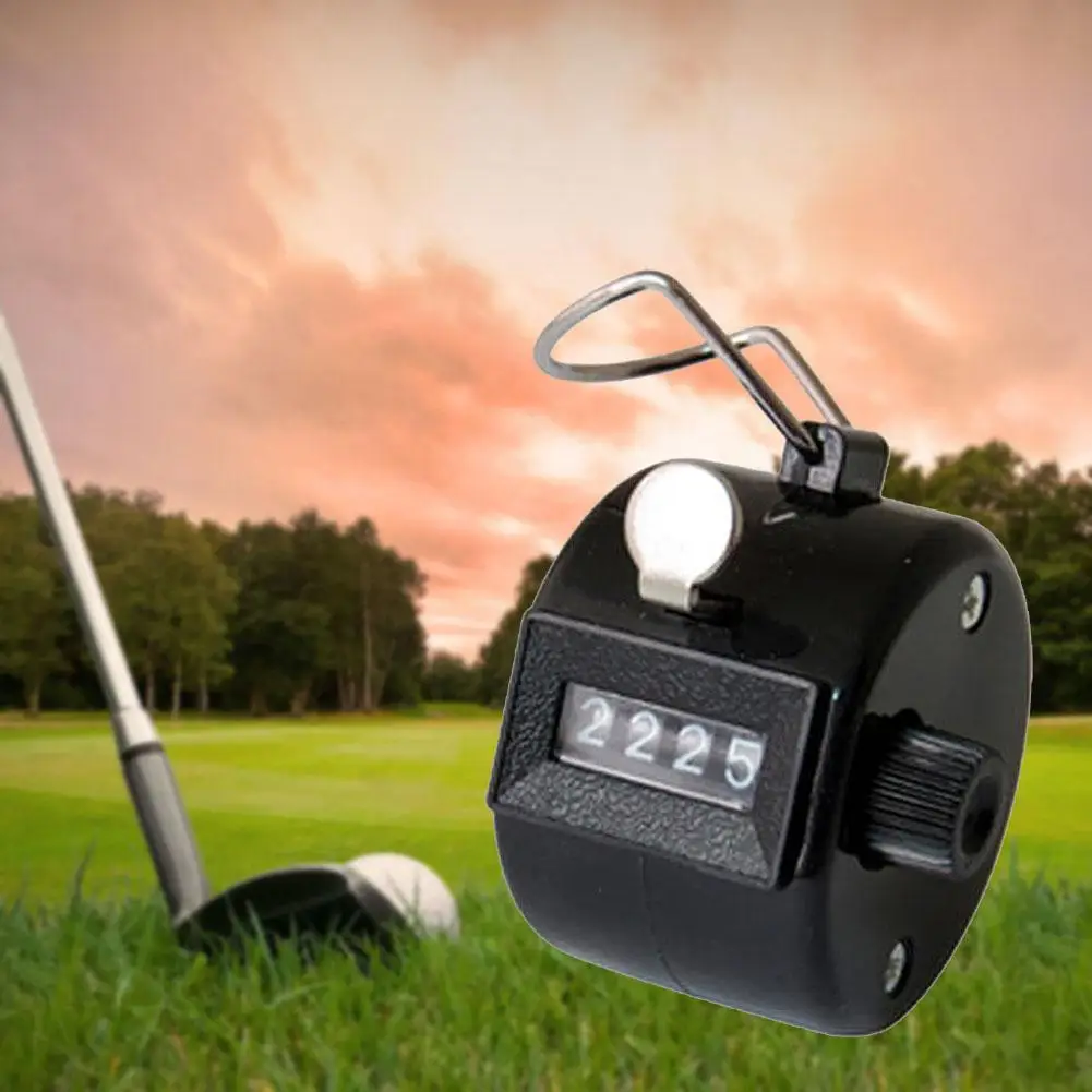 Ручной счетчик металла 4 цифры ручные счетчики нажатие ручной людей счетчика