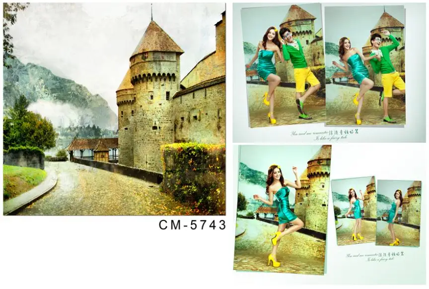 LIFE MAGIC BOX фотография Фон 150x200 см Ретро замок фоны для студии Cm-5743 | Электроника