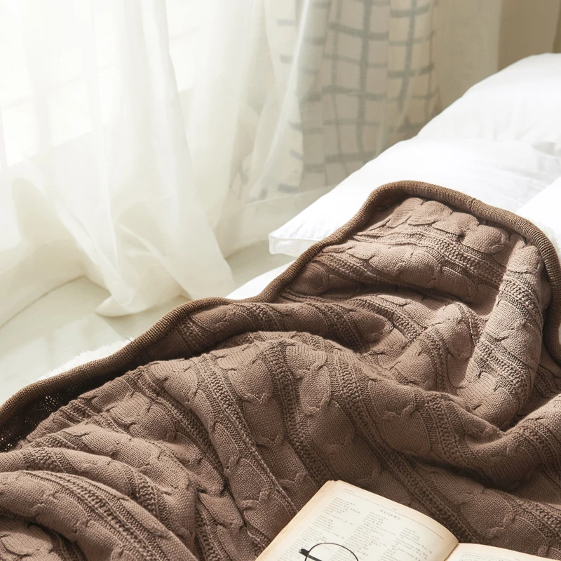 Lamb Blanket Thickened Knitted In Winter Single Slim Quilt Dormitory Air-conditioned For Office Nap | Дом и сад