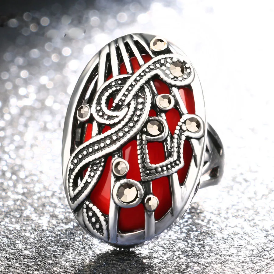 Модные цветные ювелирные изделия Boho Plata в стиле панк anillo musica мужские кольца