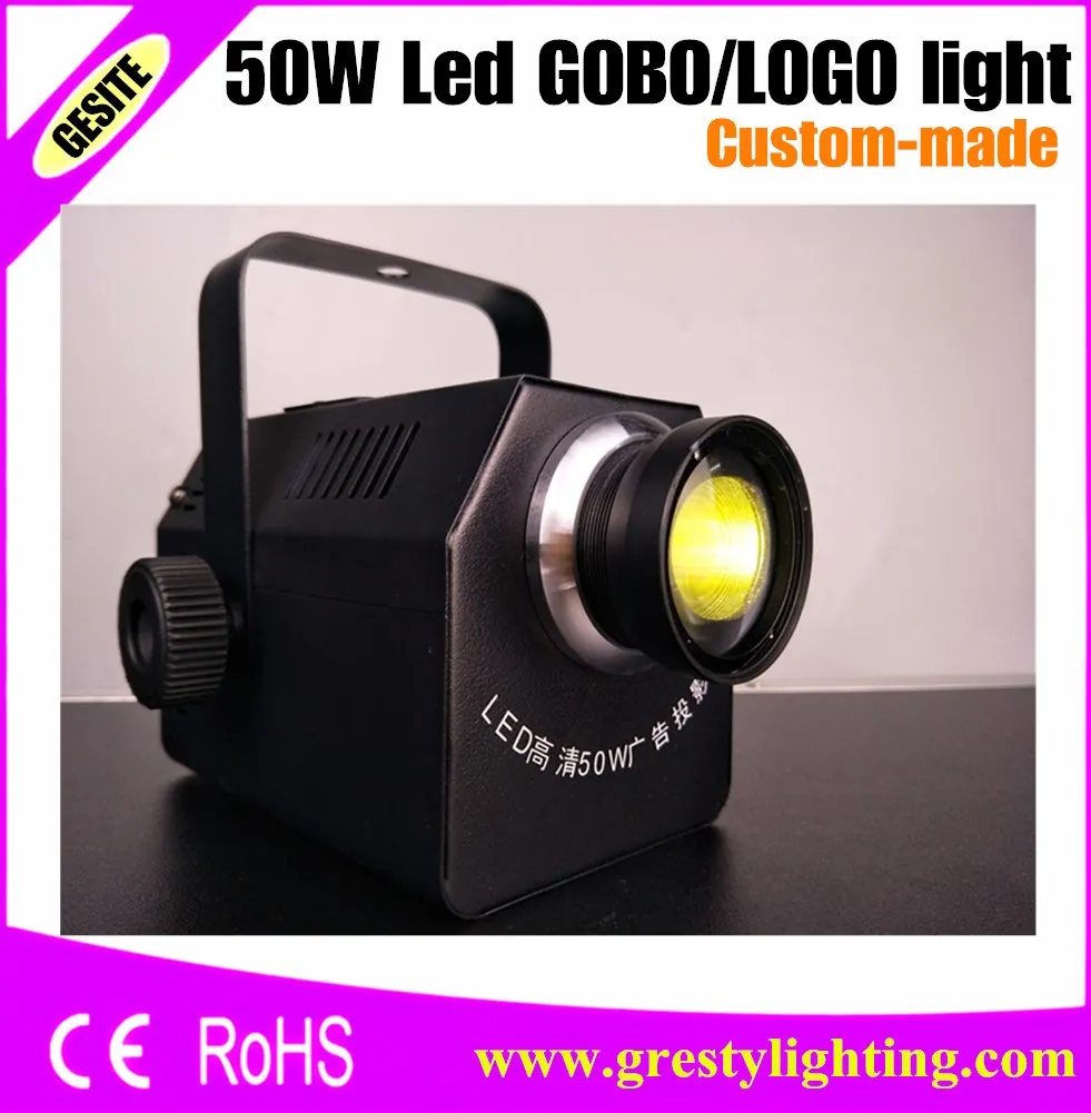 Изготовленный На Заказ проектор gobo 50W светильник Custom Made Logo Shop укажите знак