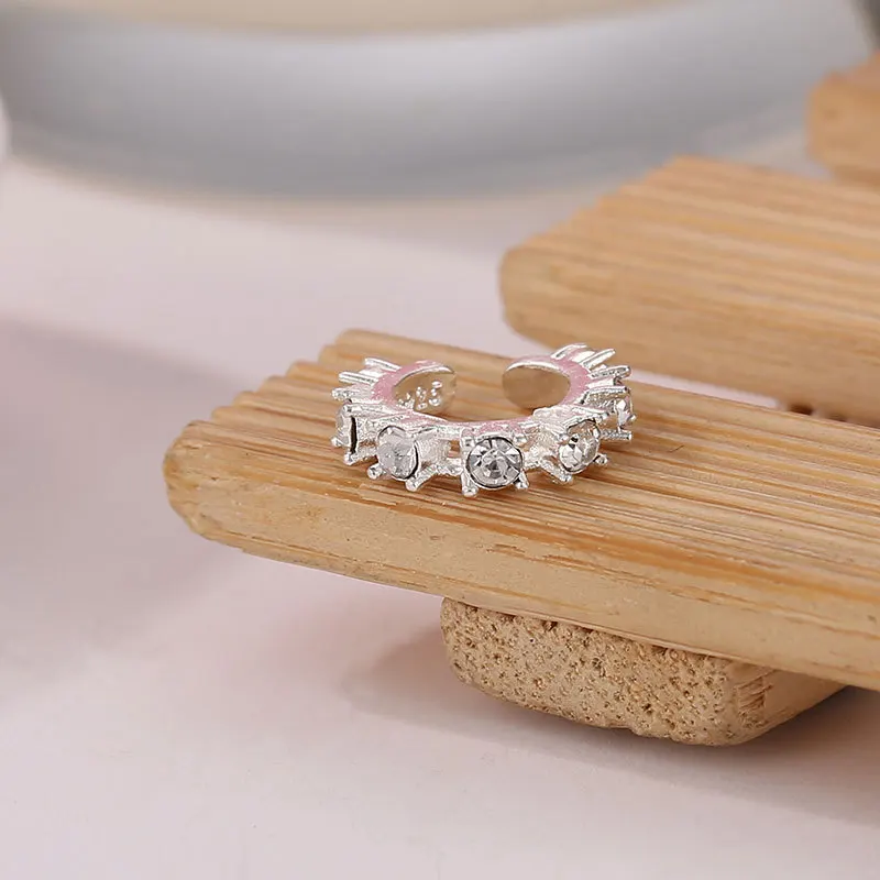 Корейская версия простых милых u-образных серег с зажимом для ушей серьги