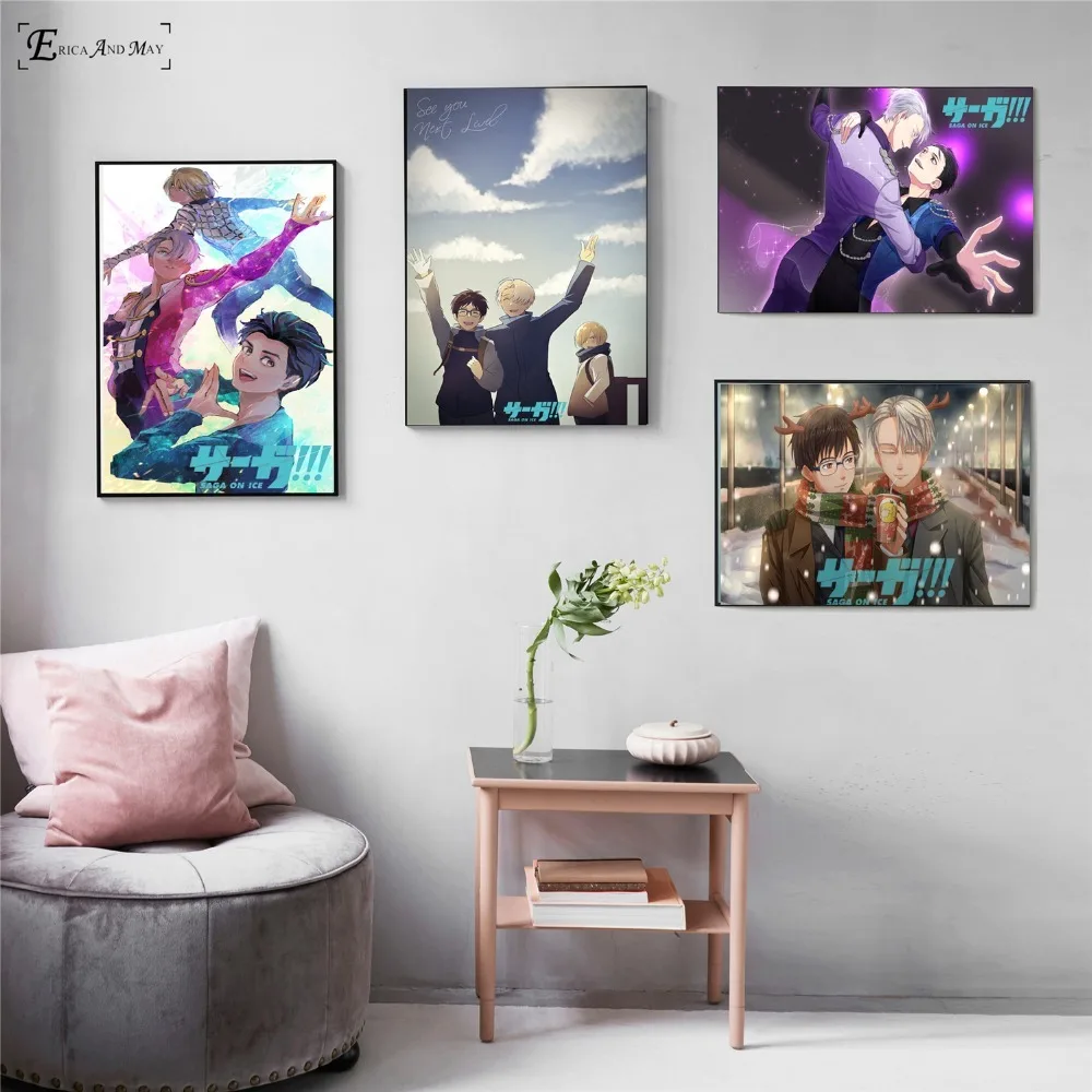 Рисунок на холсте Yuri On Ice Dance Love Anim настенные картины домашний декор плакаты и
