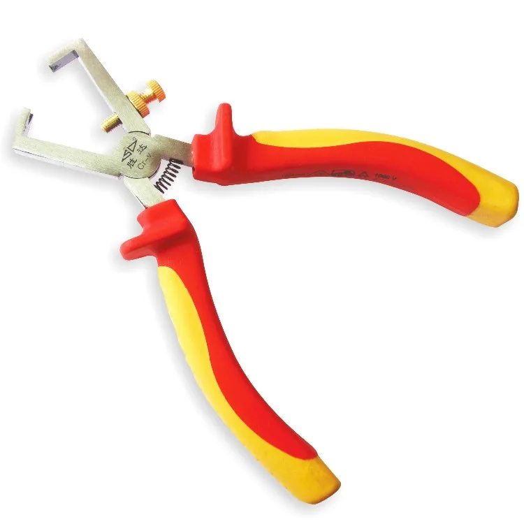 

VDE chrome vanadium steel high pressure stripping pliers / wire strippers / Electrical insulated handle special stripper
