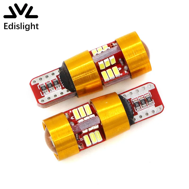 Edis светильник 2шт T10 W5W Canbus без ошибок светодиодные лампы для парковки s