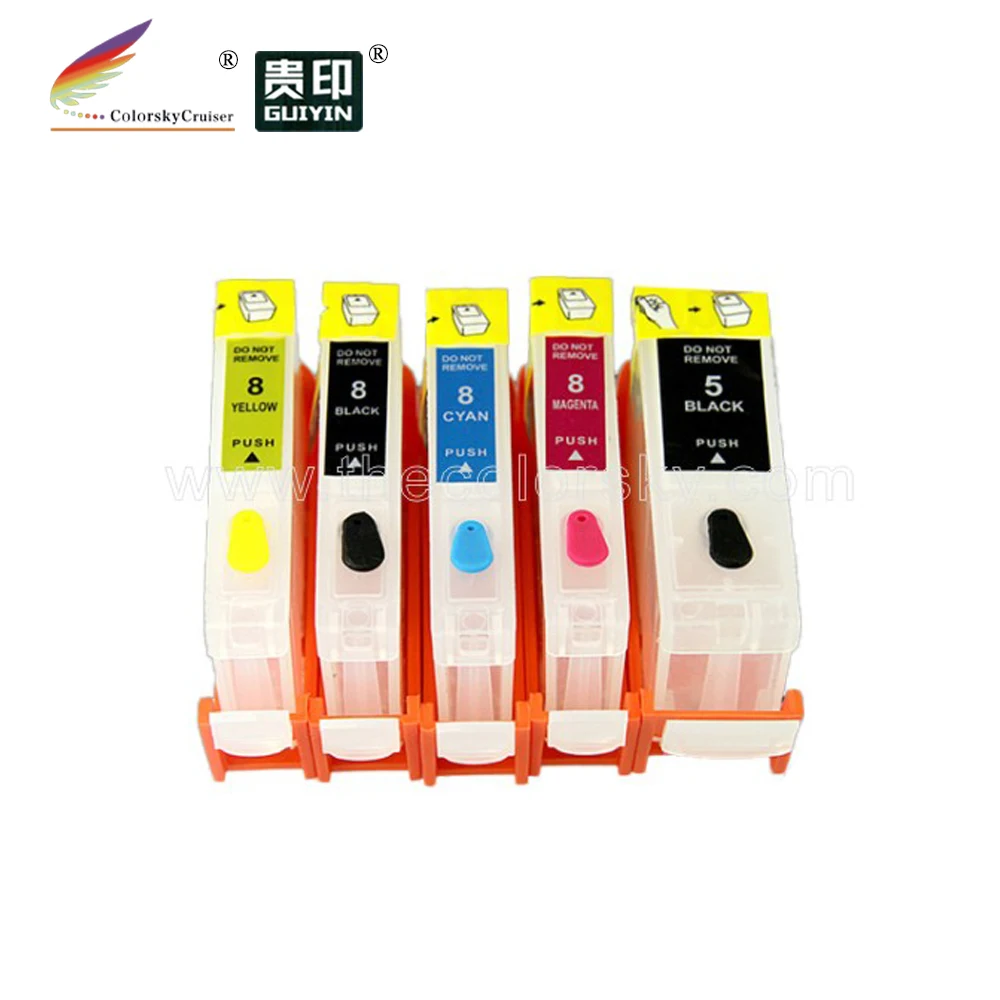 

(RCC5/8) refillable ink cartridge for Canon PGI5 CLI8 PGI-5 CLI-8 PGI 5 CLI 8 PIXMA iP3300 iP4200 iP4300 iP5200 iP5200R iP5300