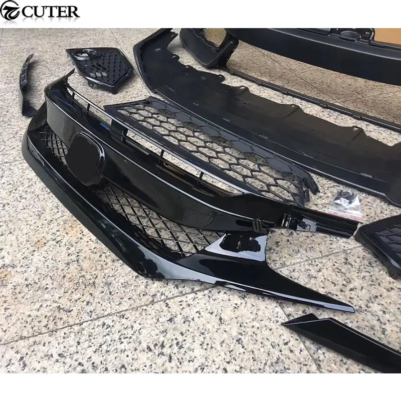 Комплект кузова автомобиля FRP Upainted SI передний бампер Передняя решетка решетки
