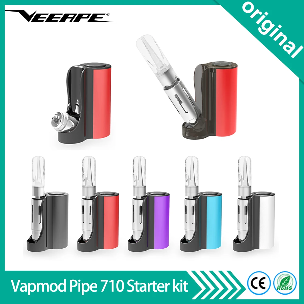 Оригинальный Vapmod Pipe 710 стартовый набор с керамической катушкой картридж 900 мАч