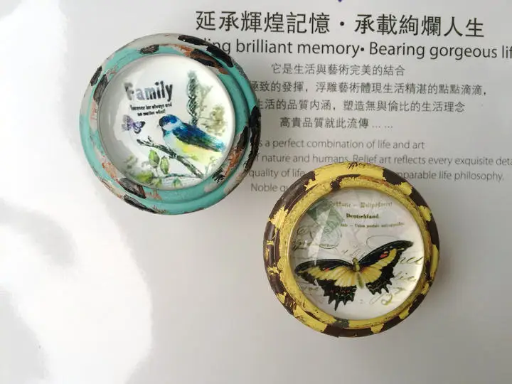 Винтажный дизайн кристальная винтажная птица простой стиль ручка для шкафа с