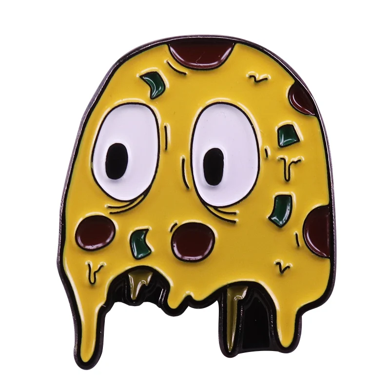 Жесткая эмалированная заколка Pac man в стиле ретро 80 х с призраками значок для
