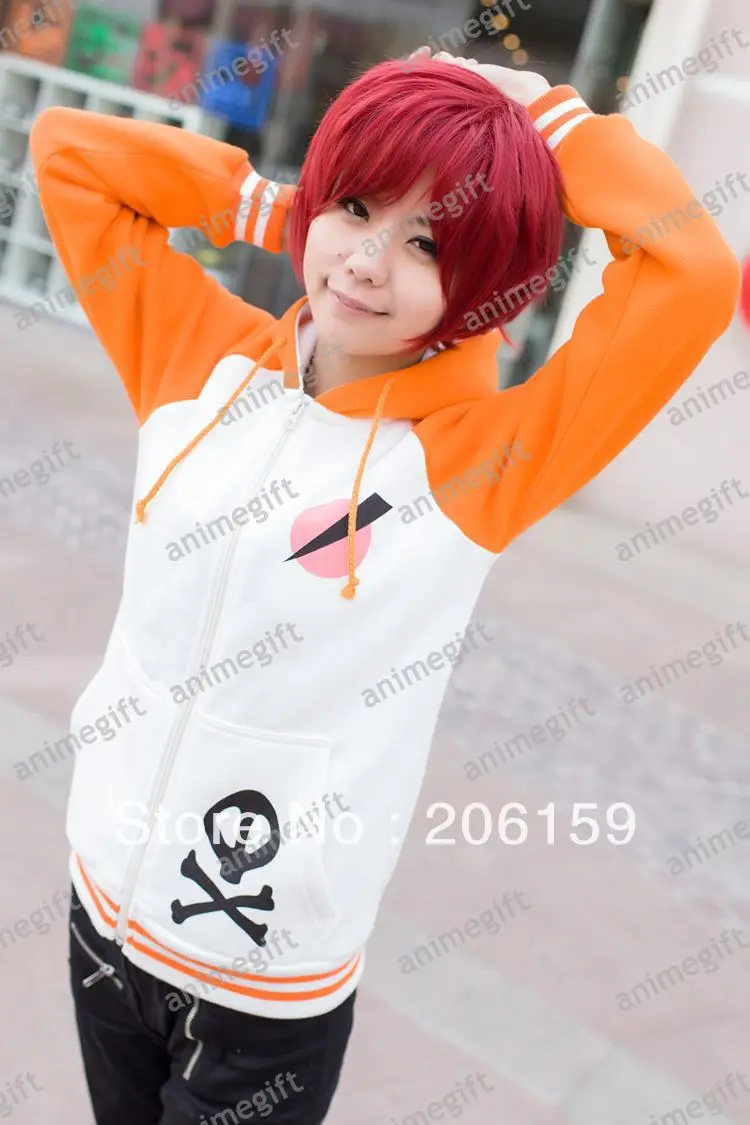 

Fashion Unisex Hitman Reborn Tsunayoshi Sawada Cosplay Costume Jacket Hoodie Hooded Sweater Outwear Coat For Halloween