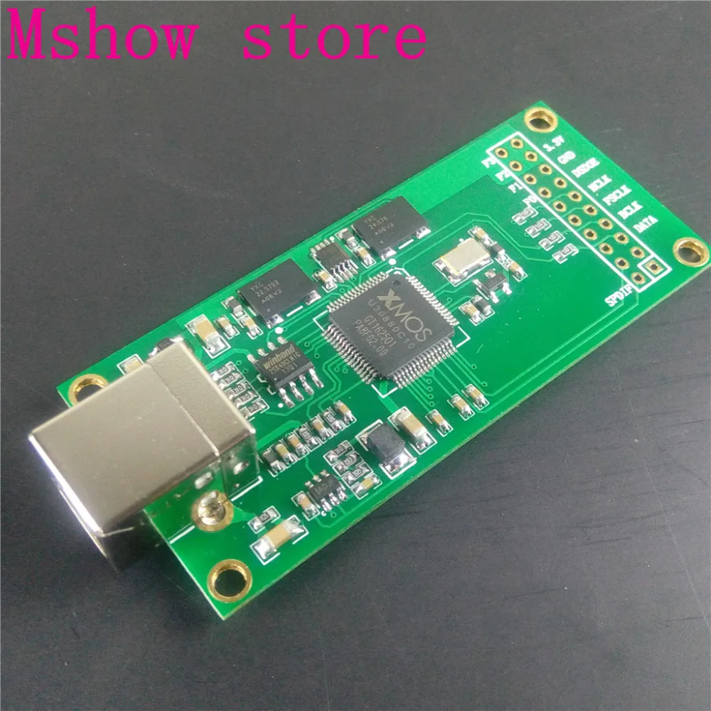 Цифровой интерфейсный модуль Mshow XU208 XMOS U8 USB DSD I2S IIS Модернизированный