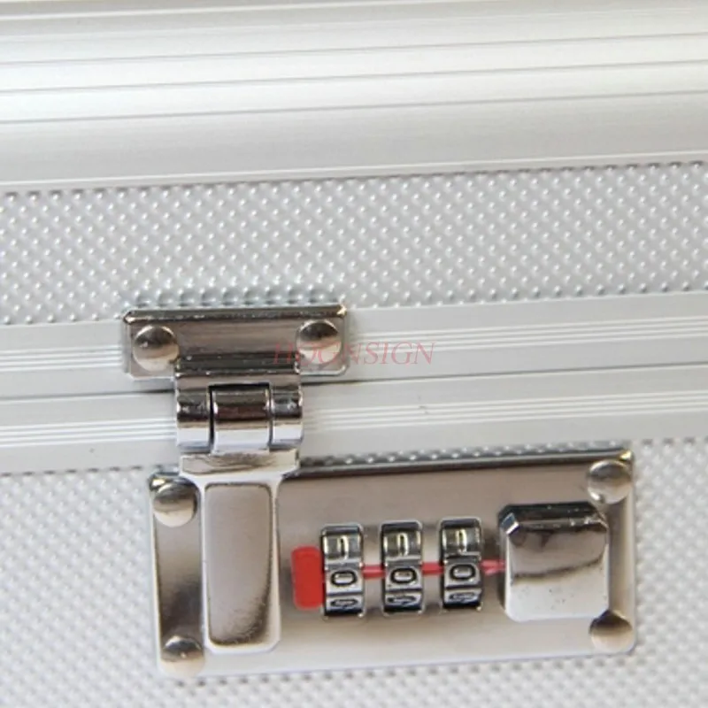 Двойной косметический чехол среднего размера с одним замком коробка для