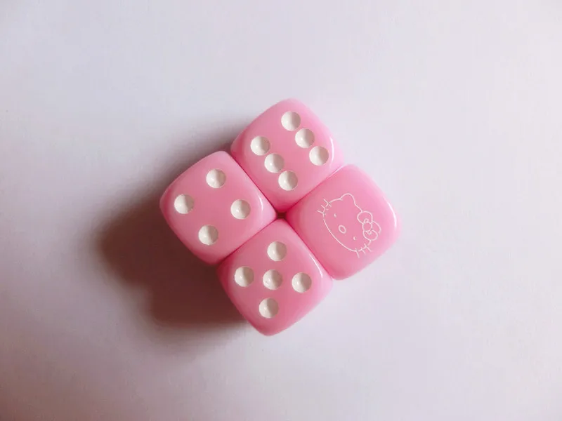 Бесплатная доставка 2 шт 14 мм Супер милый мультфильм Круглый угол hello kitty кости для