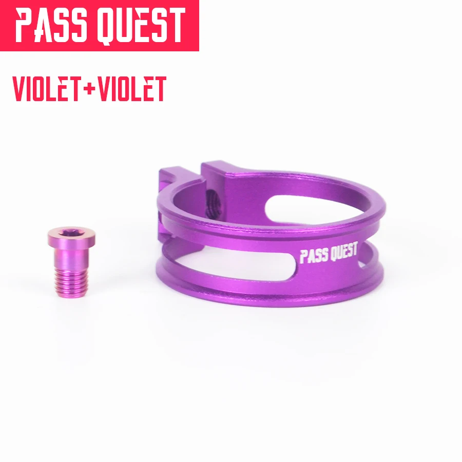 Pass Quest 34 9 мм 7g Ультра легкий зажим для сиденья 7075 алюминиевый сплав + титановые