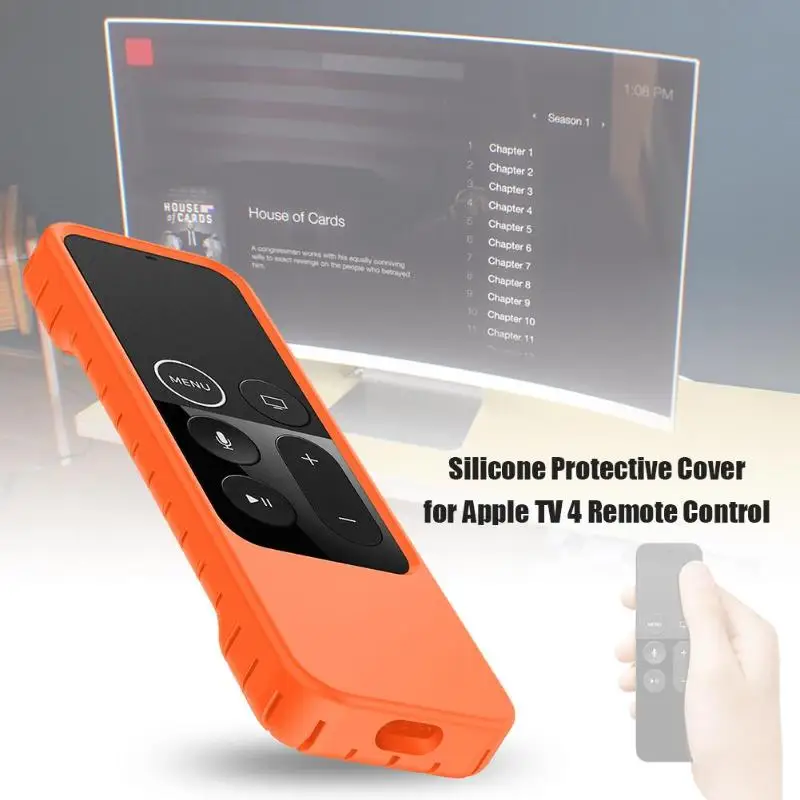 Силиконовый защитный чехол для Apple TV 4 пульт дистанционного управления игры и